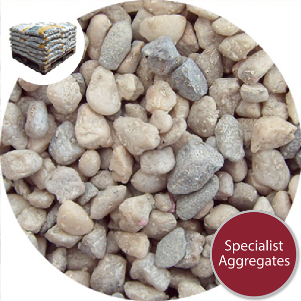 Rounded Gravel - White from Specialist Aggregates, Buy Online